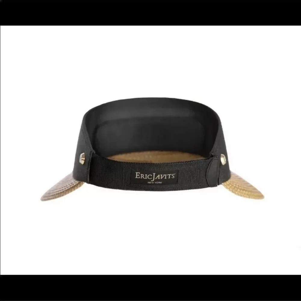 Eric Javits Champ Visor (Natural/Black) - Picture 4 of 9